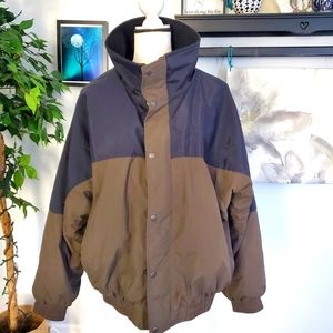 WOOLRICH Fleece Lined Bomber Cabincore Workwear Jacket L